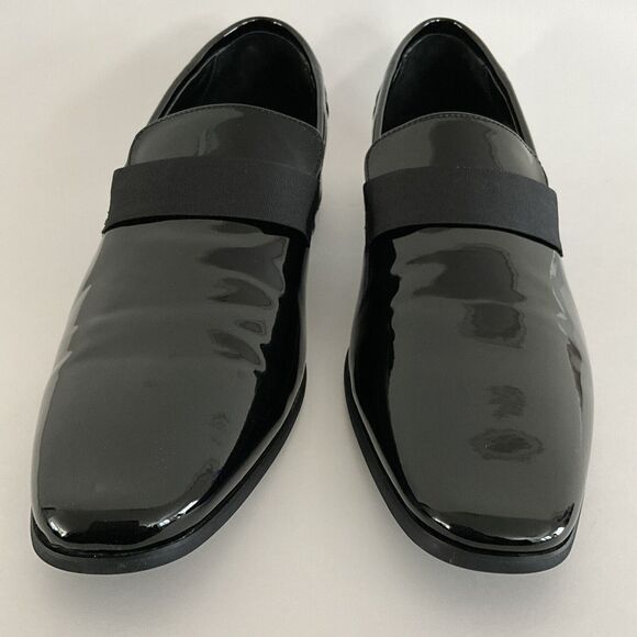 Calvin Klein Bernard Patent Faux Leather Casual Shoes Men Black 15 main image 4